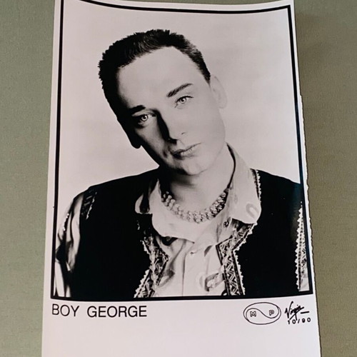 Boy George official promo photo like new, 13x18 cm