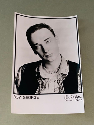 Boy George official promo photo like new, 13x18 cm