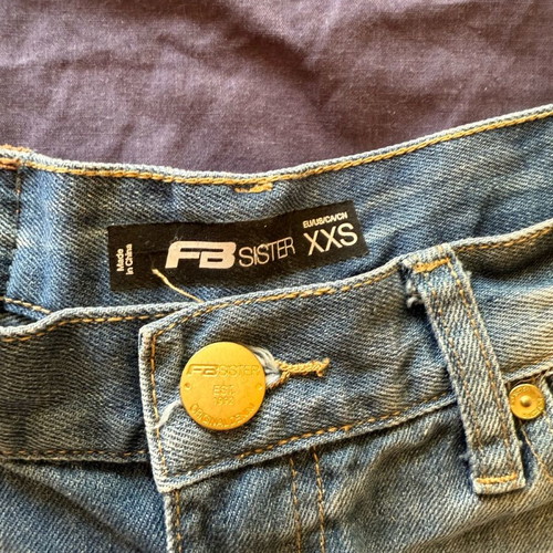 Fb Sister denim shorts like new, size XXS, blue