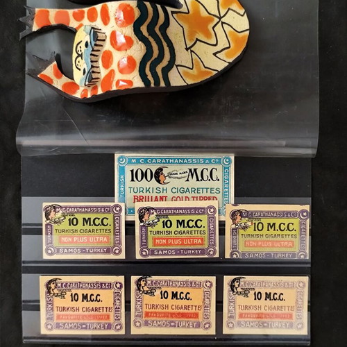 M.C. Carathanassis & Co. Cigarette Labels like new