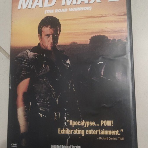 Mad Max 2 DVD used, foreign cinema, Mel Gibson, Greek subtitles