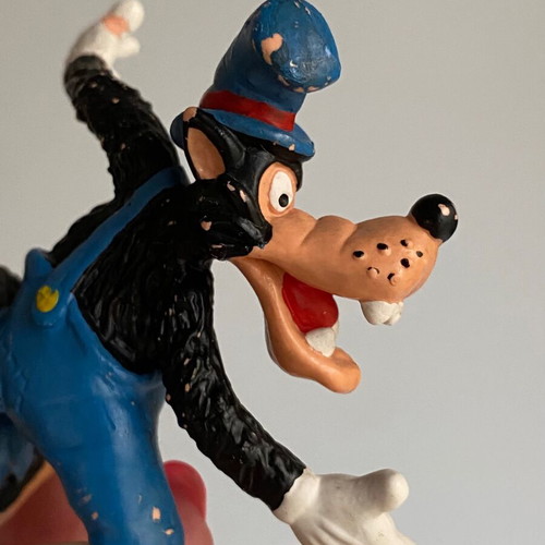 Bullyland Big Bad Wolf PVC Figure Disney Three Little Pigs used