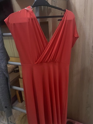 Dress long and cross-front bust new, size M