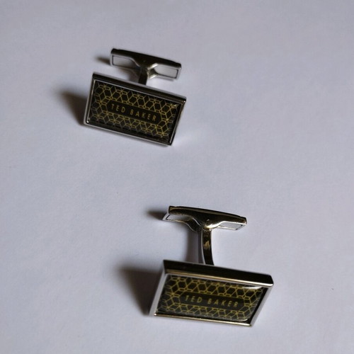Ted Baker cufflinks like new, silver