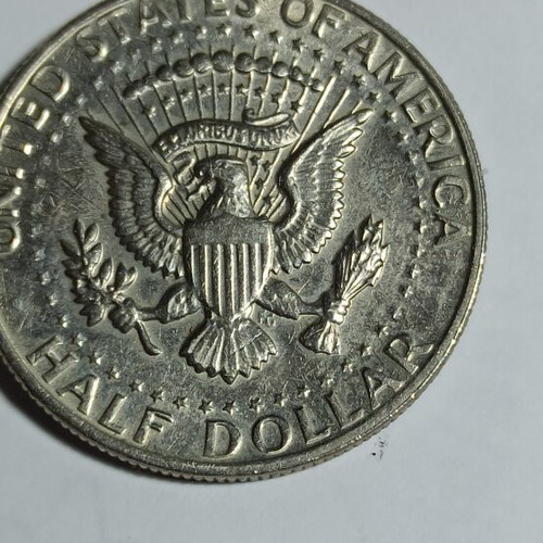 America Half Dollar 1972 used, copper nickel 11.34g 30.61mm