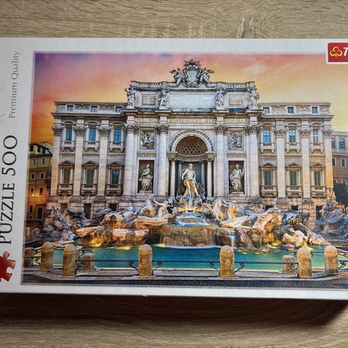 Trefl Puzzle 500 Pieces Fontana di Trevi Rome New
