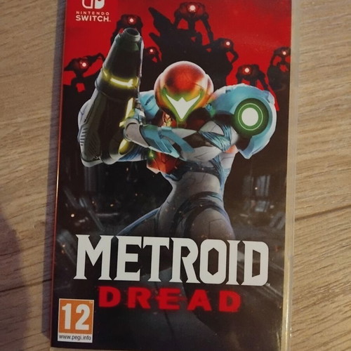 Nintendo Switch console v2 with Metroid Dread and accessories