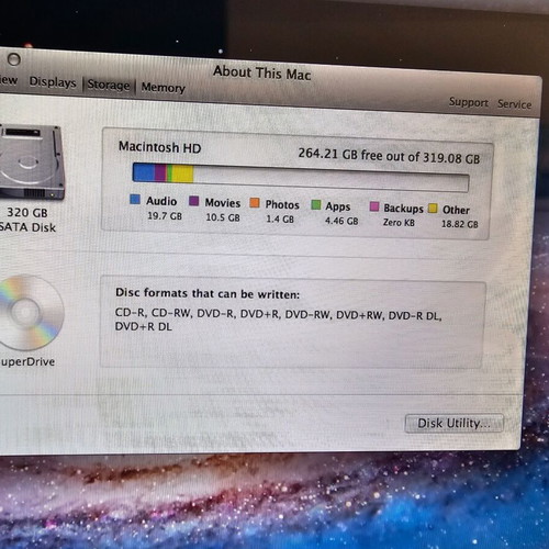 MacBook Pro 15.4" Mid 2009 used, 2.66GHz Core 2 Duo, 4GB RAM, 320GB HDD no battery