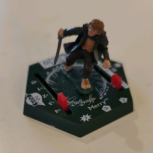 The Lord of the Rings Combat Hex miniatures like new, set of 4