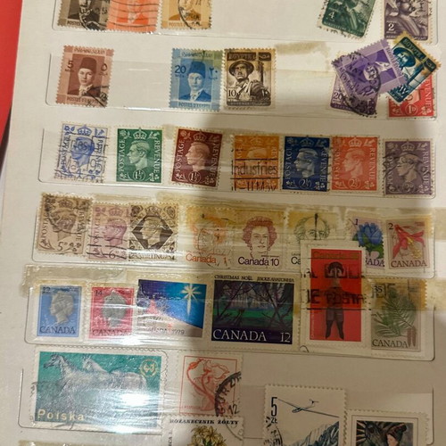 Stamp collection like new from 70s, 80s and 90s