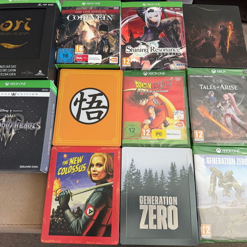 Large Lot of 68 Video Games for Nintendo Switch, PS Vita, PS3 and Xbox New