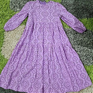 Hot Fashion purple balloon dress! Size L