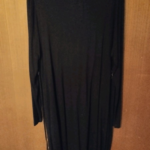 Black wrap dress new XXL with silver embroidered belt Motherland