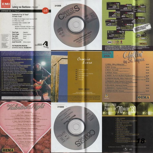 Pack of 9 used CDs from newspapers #18