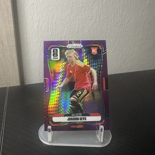 2026 Panini Prizm Fifa World Cup Joaquin Seys RC Purple Hyper card new