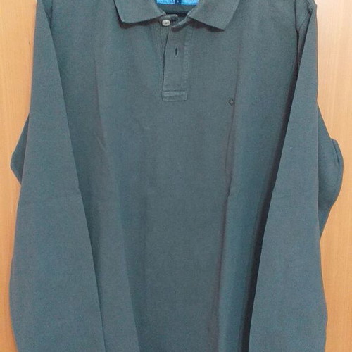 Oxford Company men's shirt size L used, olive color