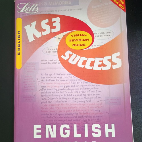 KS3 Success Visual Revision Guide English Levels 4-7 like new