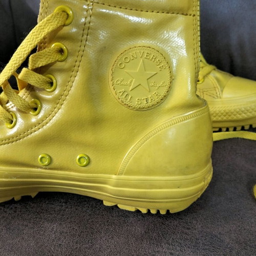Converse All Star yellow boots used, athletic size 36.5