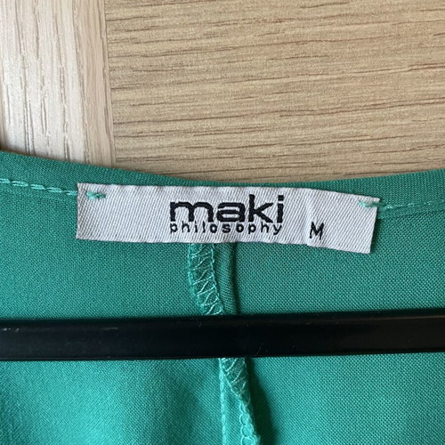 Maxi dress M by Maki Philosophy like new, green and gold