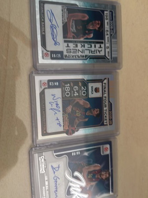 Panini Contenders Barcelona Autograph Cards like new