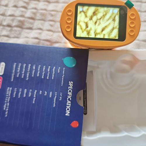 Kids Digital Microscope with LCD Display new, STEM Learning, USB, PC Software
