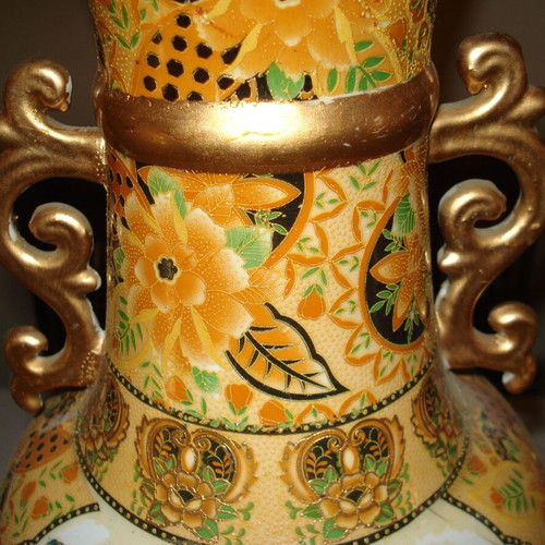 Large decorative floor vase used 60cm 21cm 3kg