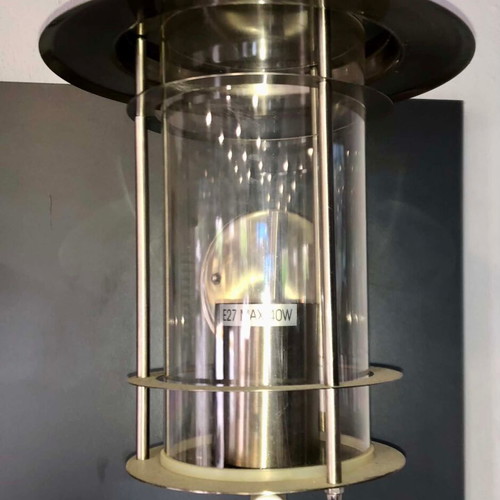 Aluminum Lantern Wall Light new