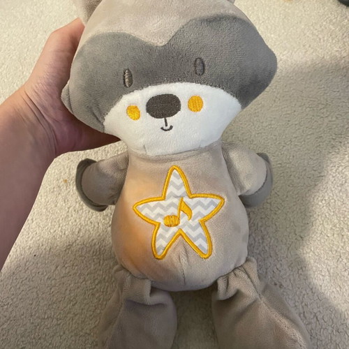 Bebe Stars Sleep Toy Hug from Fabric with Music and Light like new