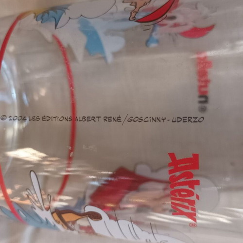 Nutella promotional glass with Asterix theme like new
