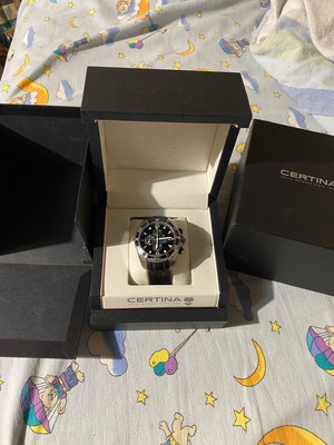 Certina DS Action Diver Chronograph Automatic watch used, black