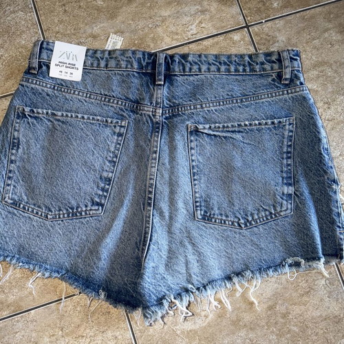 Zara denim shorts new, size XXXL 46 18, blue