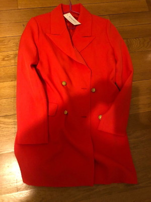 Women's long coral jacket new, Rut & Circle, size M