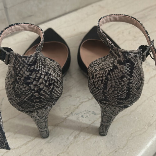 Potamopoulos leather shoes used, size 37 black pumps