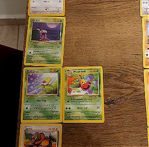 84 κάρτες Pokémon 1999 First Edition