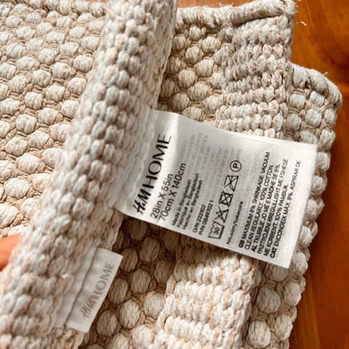 H&M Home carpet like new 70 x 140 cm