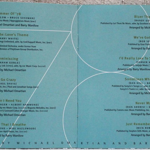 Barry Manilow Summer Of '78 CD new, Pop