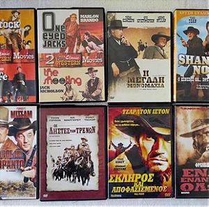 34 DVD Ταινίες Western