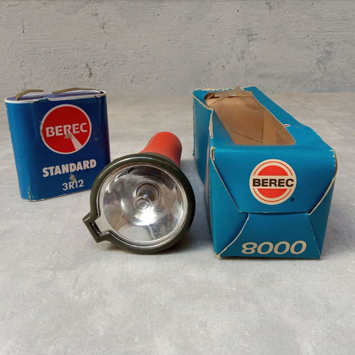 Berec collectible vintage flashlight 1970s 1980s like new