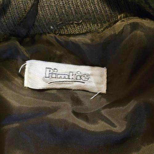 Pinko children's jacket like new, hooded, size 12-14 years, brown and green