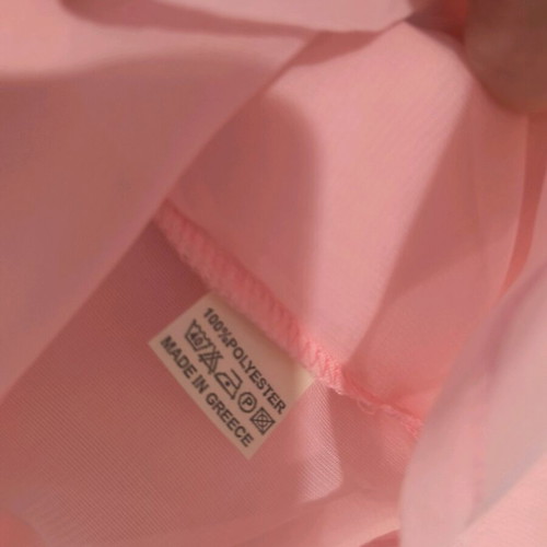 Pink transparent beach dress like new, size medium