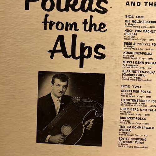 Hans Hansberger And The Zither Band Polkas From The Alps LP used