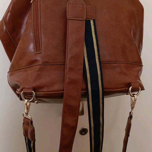 Doca backpack bag like new, blue and brown