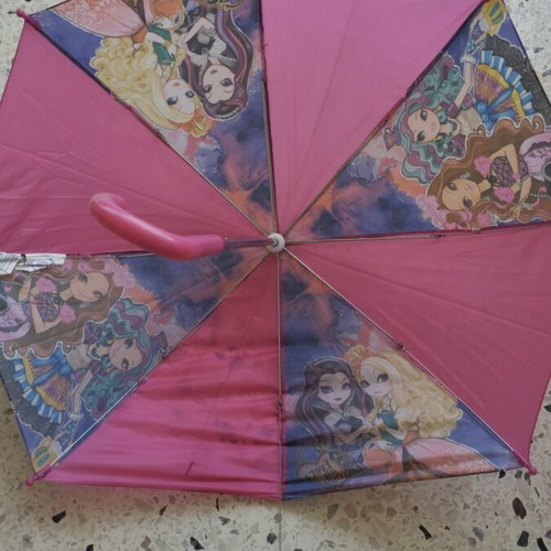 Ever After High children's umbrella used with defect