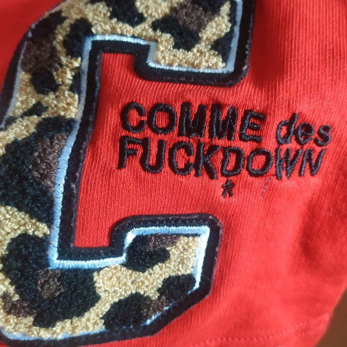 Comme Des Fuckdown cotton skirt red size M like new