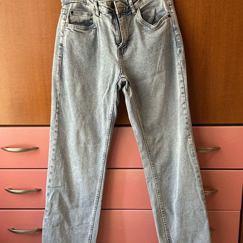 Esmara high waist straight fit jeans, blue, size 36