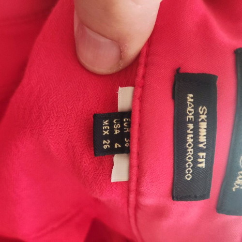 Massimo Dutti Pants S New, Red