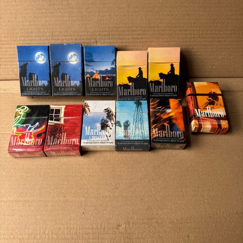Marlboro collectible packs used, empty