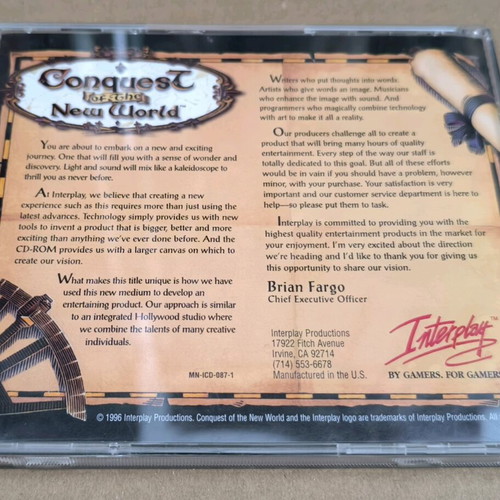 Conquest Of The New World + Deluxe Edition Bundle PC CD-ROM like new