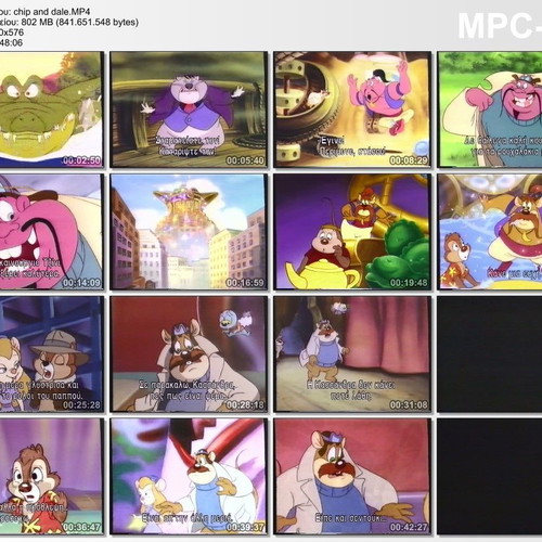 Chip 'n Dale Rescue Rangers VHS used with subtitles