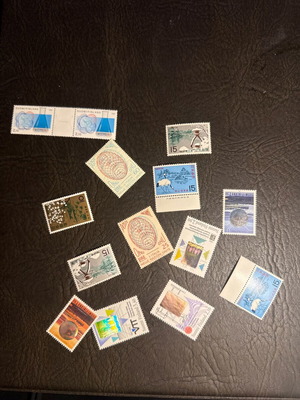 Vintage foreign stamps collection from Finland, Japan, Italy, new